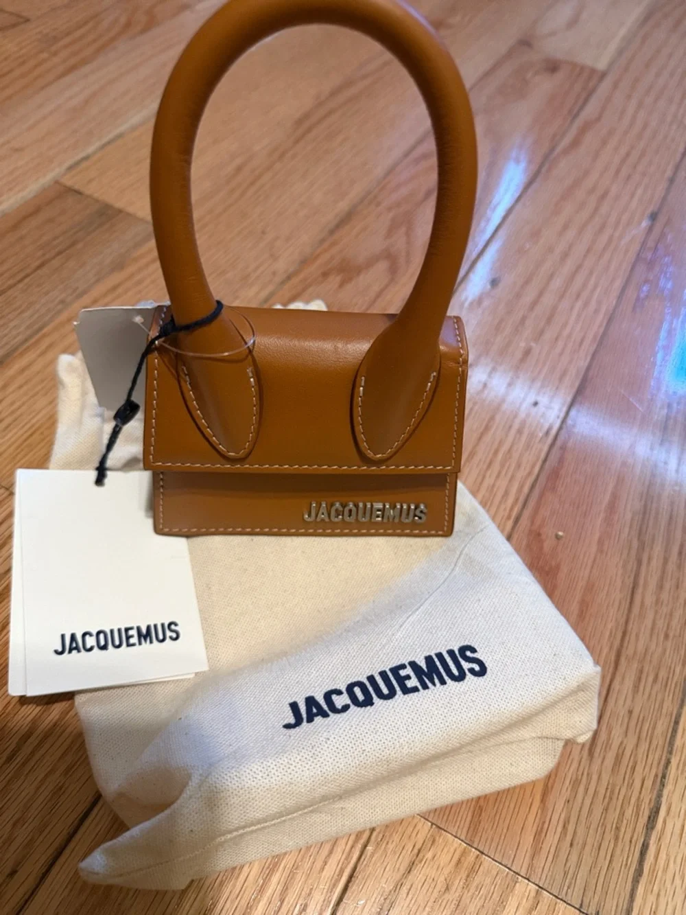 Jacquemus Tan Le Chiquito Mini Top-Handle Bag - Picture 1 of 3